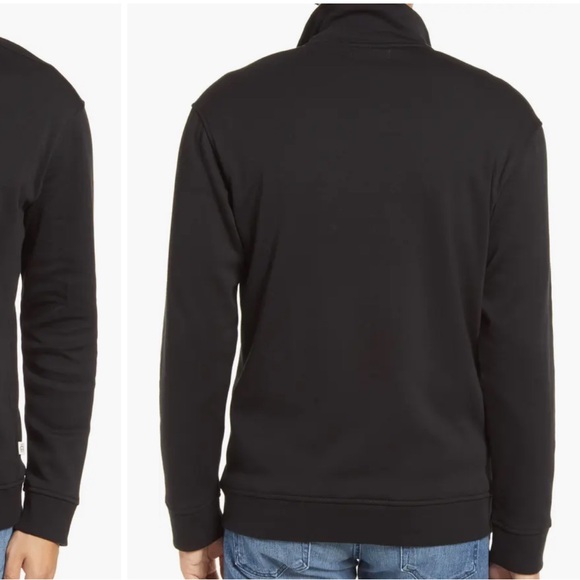 UGG Zeke Half-Zip Pullover mens, BLACK SIZE XL - Picture 2 of 10